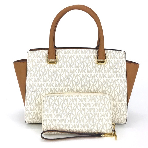 3PCS Michael Kors Selma Stud Satchel Wallet Charms - Picture 4 of 8